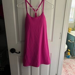 Hot Pink Athletic Dress